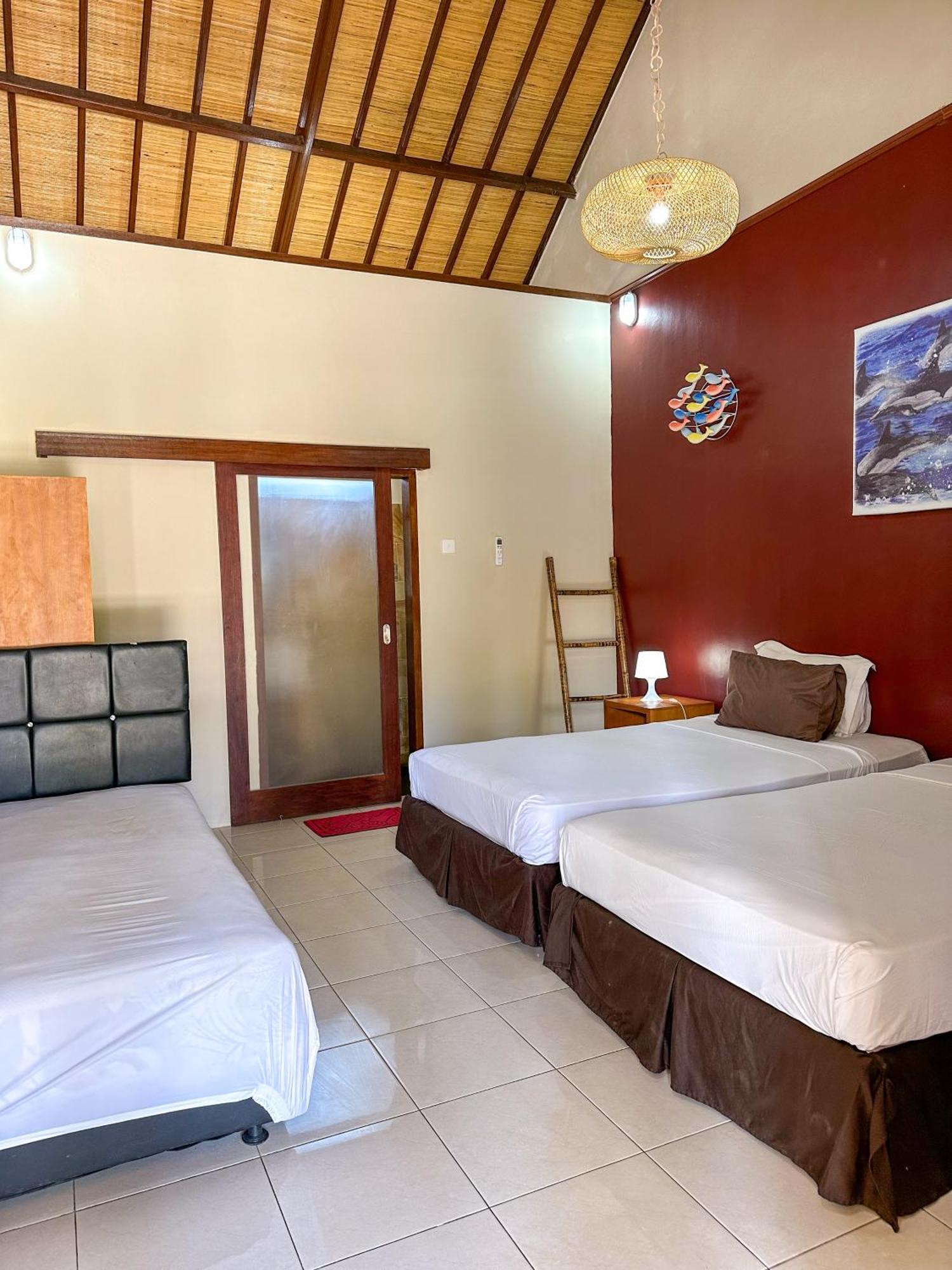 Trawangan Oasis Hotell Gili Trawangan Exteriör bild
